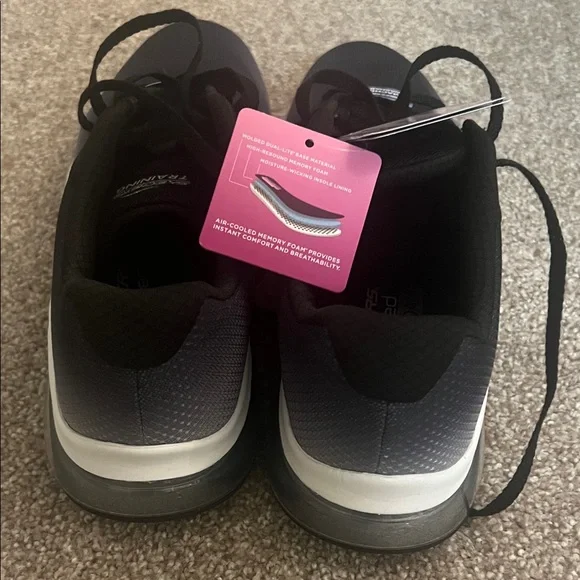NWT NIB Skechers Air Element 2.0 size 8.5 Black and Whites - Picture 3 of 6